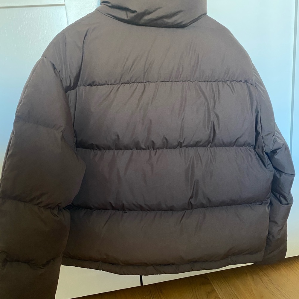 Acne Studios Brown Quilted Down Jacket - image 3